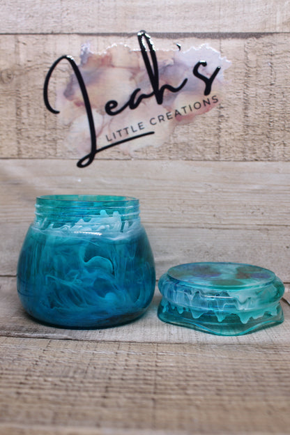 Green & Blue Honey Pot