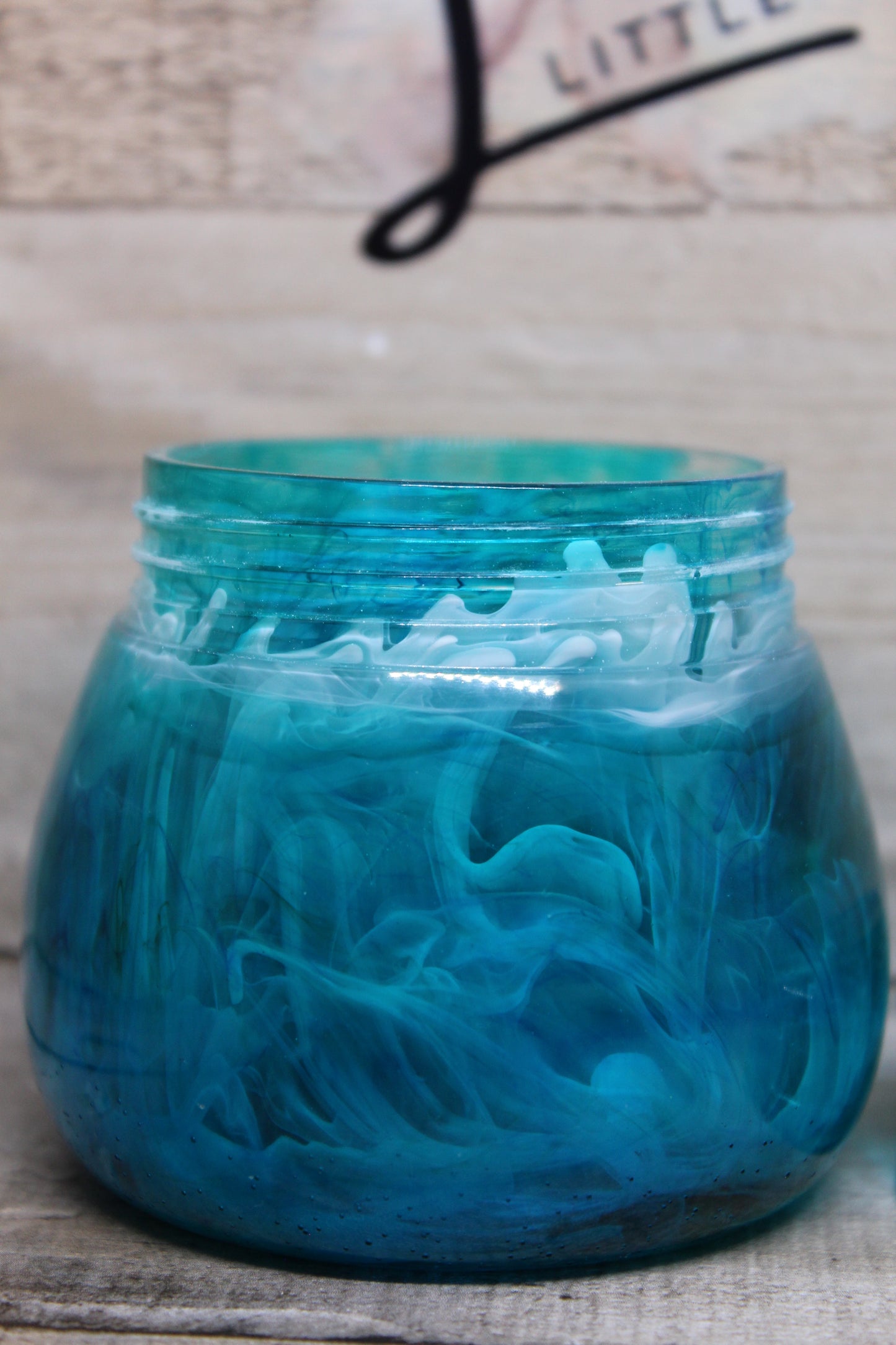 Green & Blue Honey Pot