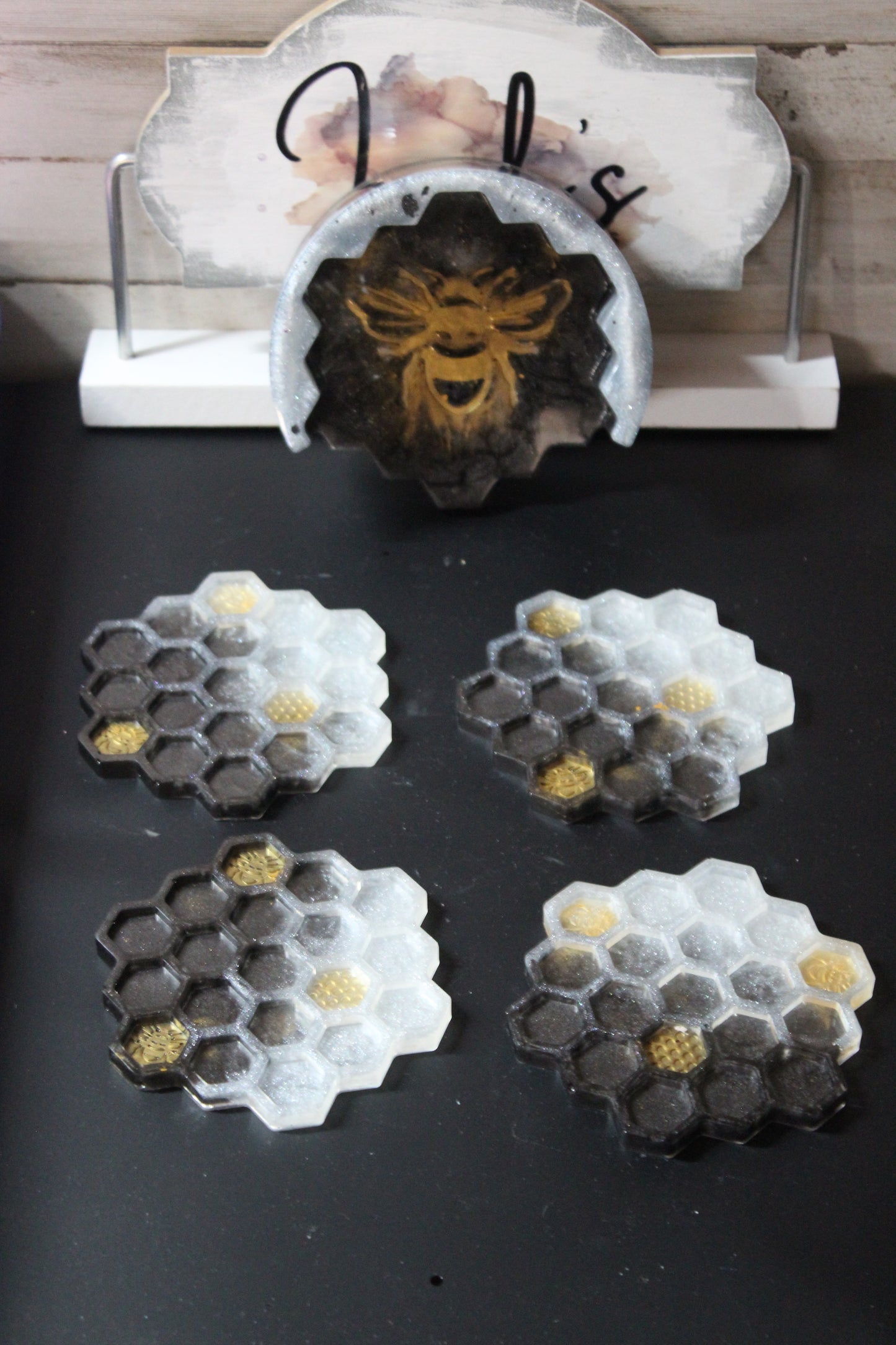 Bee Coaster Set 5 Piece