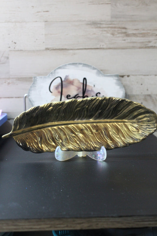 Golden Feather Tray