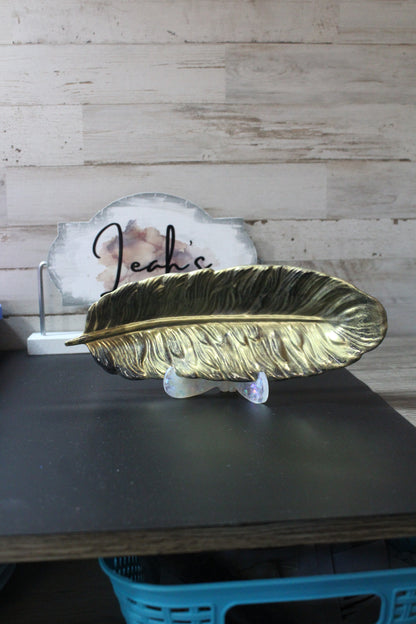 Golden Feather Tray