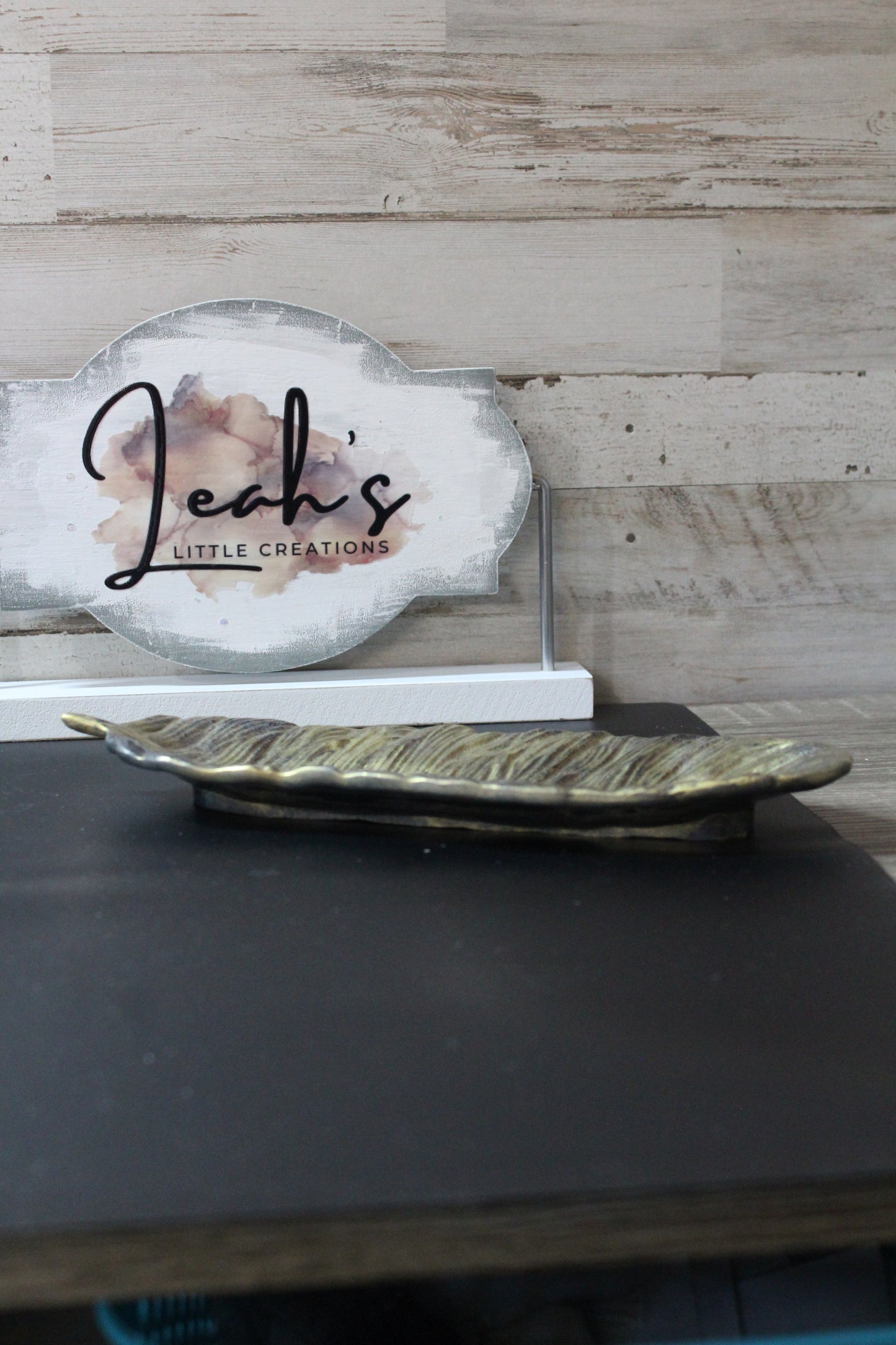 Golden Feather Tray