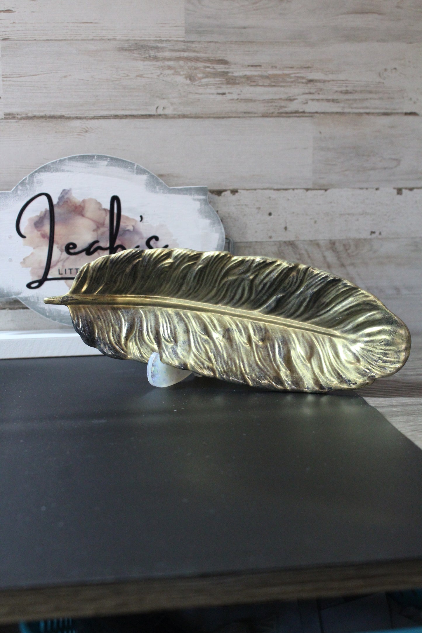 Golden Feather Tray