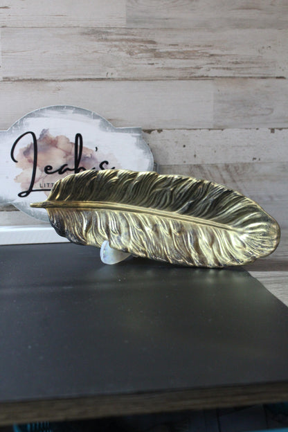 Golden Feather Tray